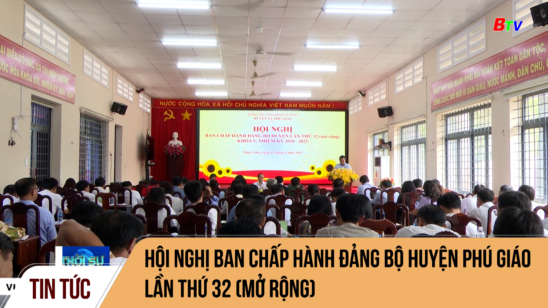 Hội nghị Ban chấp hành Đảng bộ huyện Phú Giáo lần thứ 32 (mở rộng)